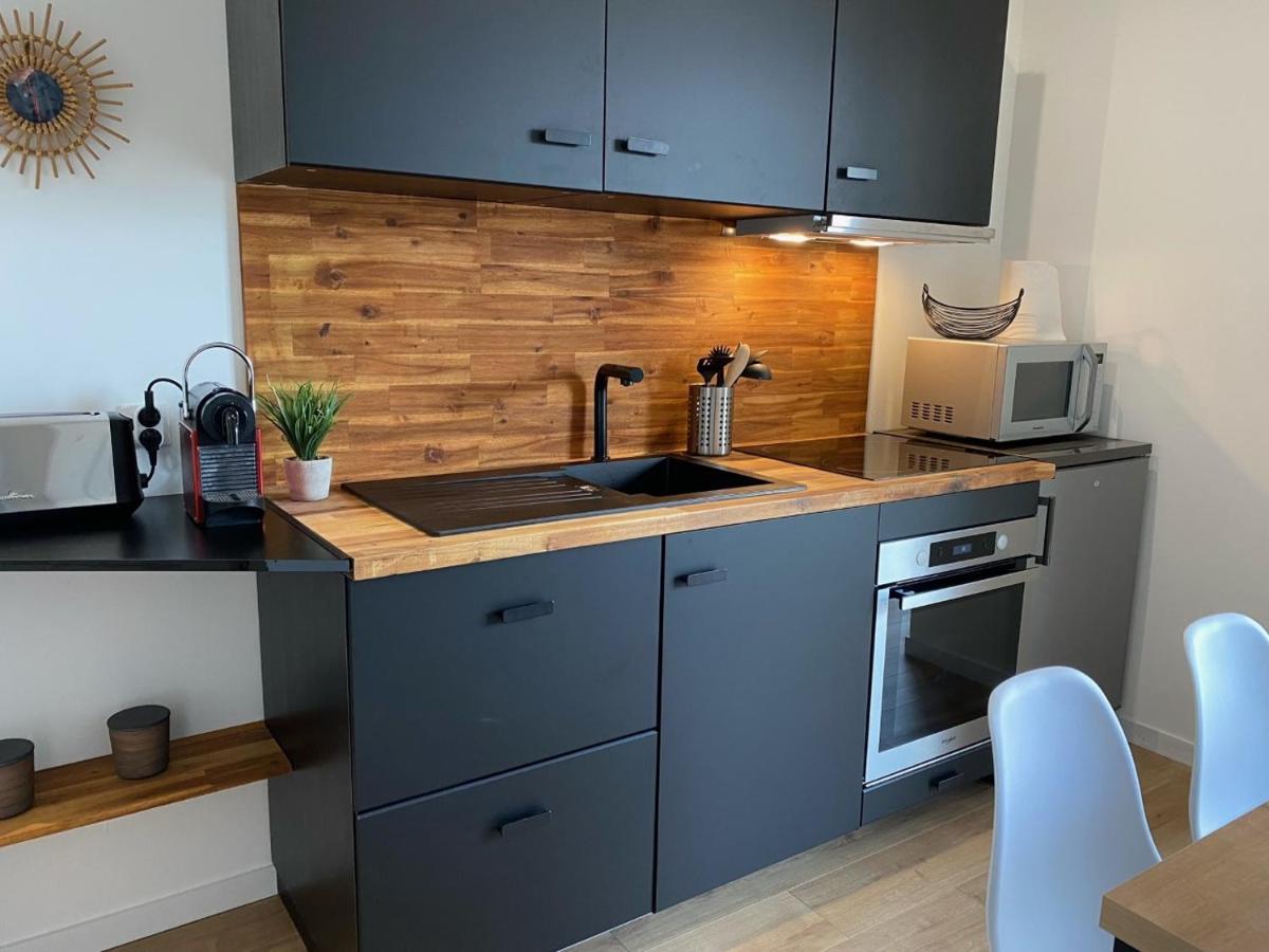 Chaleureux Appartement Aux Allures Nordiques アルカション エクステリア 写真