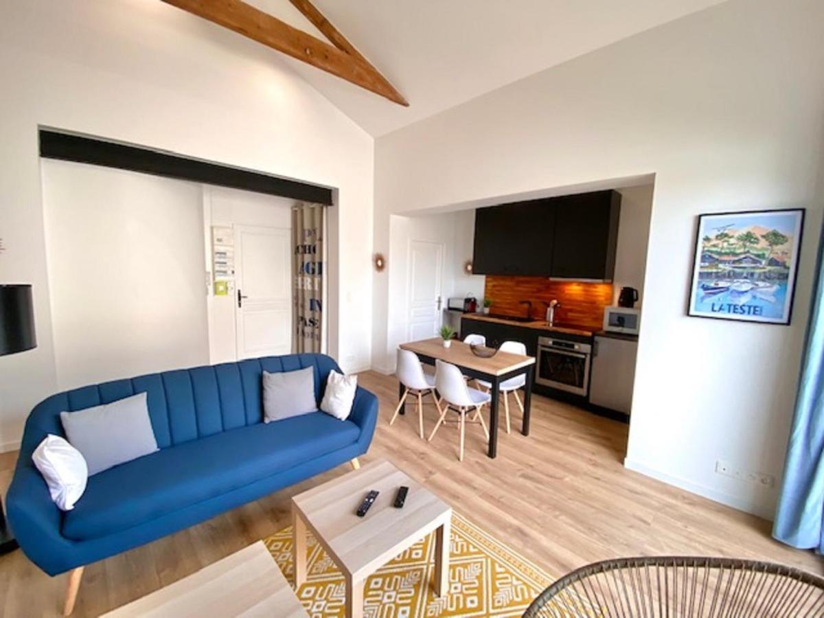 Chaleureux Appartement Aux Allures Nordiques アルカション エクステリア 写真
