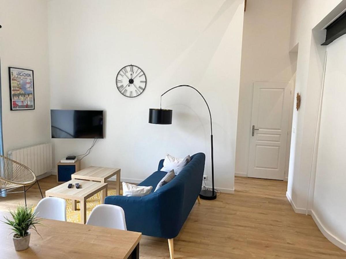 Chaleureux Appartement Aux Allures Nordiques アルカション エクステリア 写真